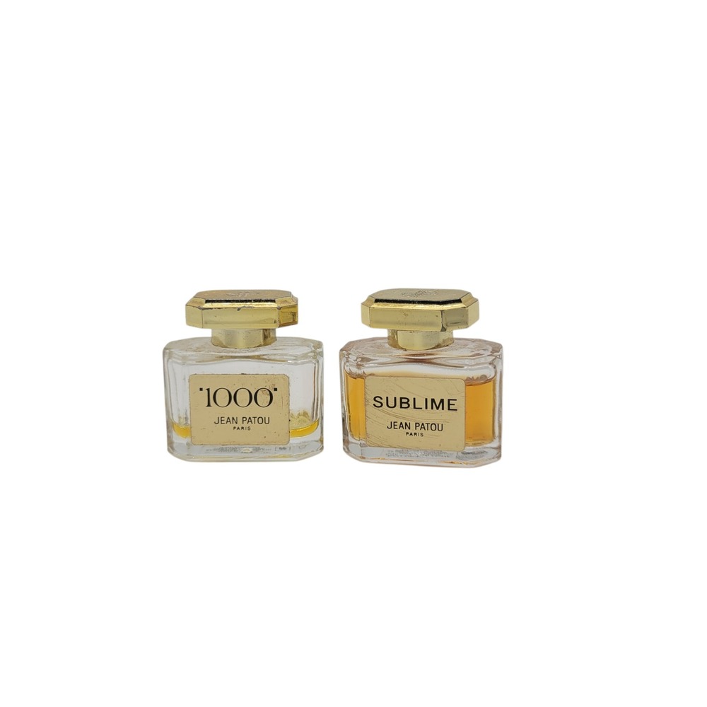 Jean Patou 1000 and Sublime Miniature Eau de Parfum Set 5ml‎  Made in France